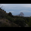 Der markante Felsen Penyal d’Ifac in der Nähe von Calp